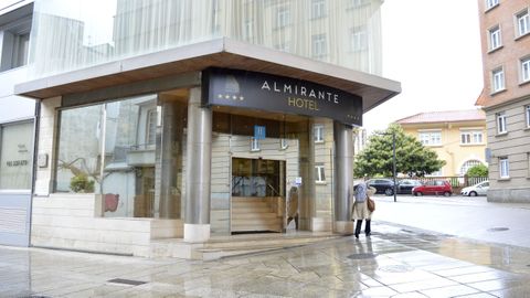 El Hotel Almirante de Ferrol, de cuatro estrellas, en una foto tomada este lunes