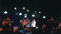 Los Diablos, en una actuaci�n de 1996.