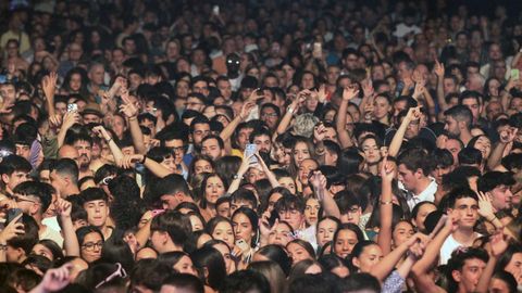 J�venes en un concierto de la orquesta Panorama