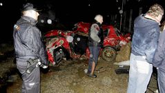 Inicio tr�gico del puente en las carreteras gallegas