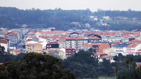 Vista a�rea de Boiro