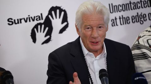 Richard Gere, en una conferencia sobre indígenas celebrada en Londres