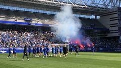 Entrenamiento del Oviedo en el Tartiere antes del derbi en El Molinn de la temporada 18/19