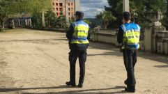 Agentes de la Polic�a Local de Lugo.