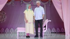 A la izquierda, Marta Pazos, directora de escena, con Giovanni Antonini, encargado de la direcci�n musical