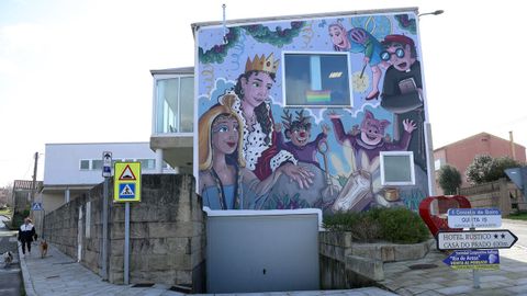 Mural en Boiro