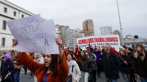 Manifestaci�n del 8M en A Coru�a