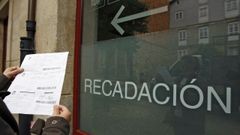 En la imagen de archivo, oficina de recaudaci�n del Concello de Ourense.