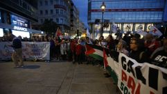 Concentraci�n en el Obelisco coru��s, d�as atr�s 