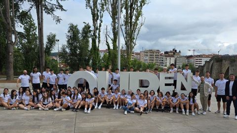 Equipo ourensano en los Xogos do Eixo Atlántico