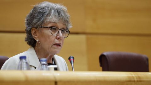 La administradora de RTVE, Rosa Mara Mateo, ha lamentado el grave error con el rtulo sobre la princesa de Asturias