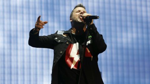 Dani Mart�n en su actuaci�n en Vigo del a�o 2022