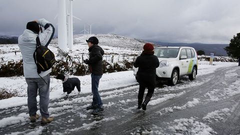 Nieve en O Caxado