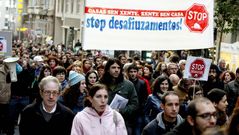 Marchas de Stop Desahucios en Galicia