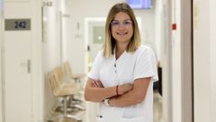Sara L�pez, m�dico del servicio de alergolog�a del CHUS