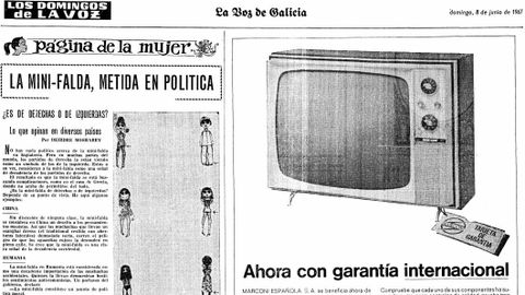 Pgina publicada en La Voz el 11 de junio de 1967