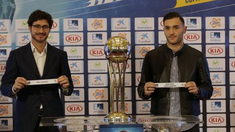 En el sorteo de la Copa del Rey de baloncesto.