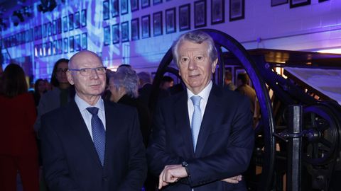 Alfredo González, vicepresidente de Luckia, y José Collazo, presidente del grupo Comar