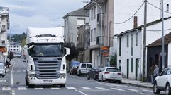 Vista de la capitalidad del municipio, cuya �nica oficina bancaria es la de Abanca