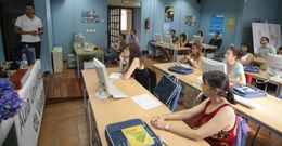 Imagen del primer d�a de apertura del curso de la UNED en Viveiro en el 2010. 