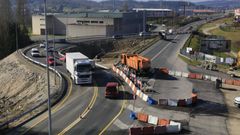 Comienza a funcionar el desv�o que permitir� cortar la N-VI en Lugo