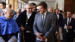 Santiago Garc�a Granda, en el centro, junto a Javier Fern�ndez