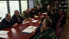 Reuni�n de Losada con los cargos p�blicos que participaron en el rescate del Blue Star