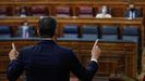 Pedro S�nchez, durante la sesi�n de control al Gobeirno de este mi�rcoles