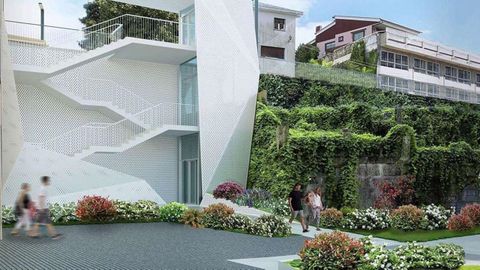 Imagen del proyecto del elevador entre Romil  e Hispanidad