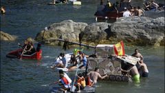 As� fue la Regata de Embarcaciones Caseras de Suevos