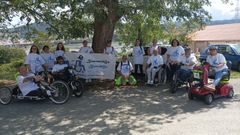Peregrinos de la ASCM a su paso por Nar�n