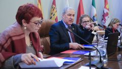 Imagen de un pleno provincial presidido por Jos� Tom�