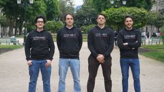 Carlos Gonz�lez, Fernando Carmona, Roberto Fern�ndez y Iago Seijo, socios fundadores de Logicmelt