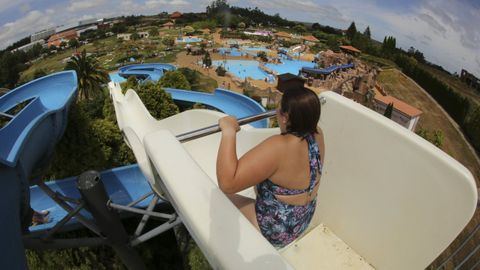 Al contrario que el de Cerceda, que es al aire libre (en la imagen), Jcome propone ahora un aquapark bajo techo