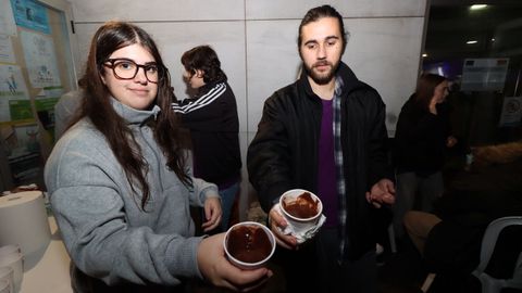 Encendido de las luces navideas en Boiro.