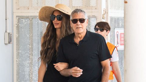 George  Clooney y su mujer, Amal