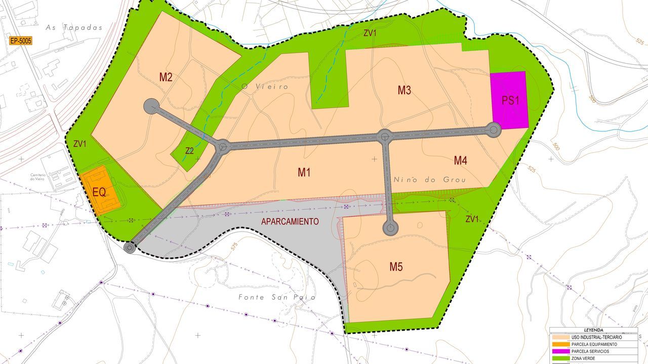 A Cañiza impulsa un parque empresarial de 846.000 metros cuadrados con apoyo de Zona Franca y la Xunta