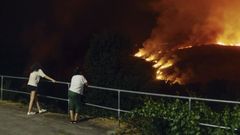 Oleada de incendios en Ourense