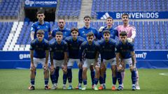 Once inicial del Vetusta ante el Tudelano