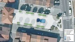 Recreaci�n virtual de las mejoras en la Praza da Insuela de Camari�as