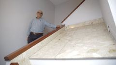 Uno de los primeros edificios de Arteixo donde se coloc� el ascensor con una subvenci�n municipal