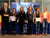 Rederas de Corme acudieron al acto en Santiago