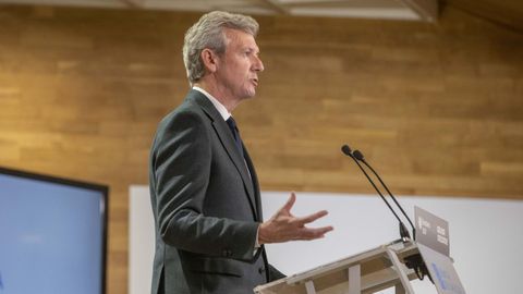 Alfonso Rueda compareci&oacute; tras el Consello de la Xunta.