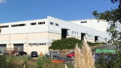 Una nave de Caama�o en Alvedro, Culleredo