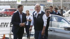 El rey Juan Carlos, de visita en Sanxenxo