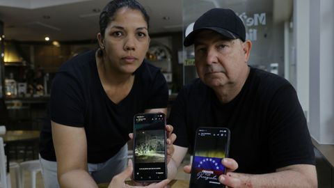 venezuela.Magdelis y su marido, Francisco, regentan desde hace un mes una cafeter&iacute;a en Perillo, en Oleiros