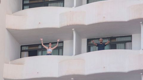 Alumnos confinados en un hotel de Palma de Mallorca