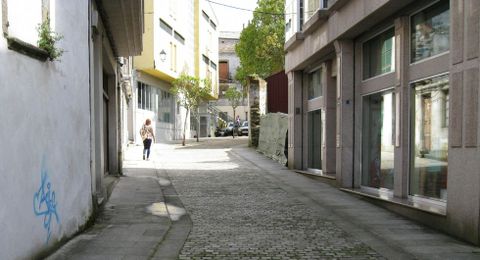 Vista de la Ra dos Pepes, prxima ubicacin de los taxis. 