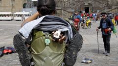 Junio arranca con decenas de peregrinos en Santiago