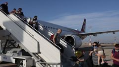 Los �ltimos pasajeros extranjeros llegaron este domingo al aeropuerto del Tel Aviv.